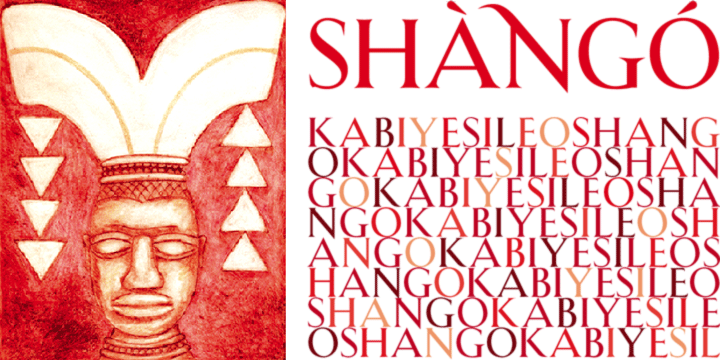 Example font Shango #4